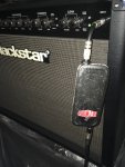RFI FILTER 7 -Short plug2plug & Filter box +cable+guitar into amp.JPG