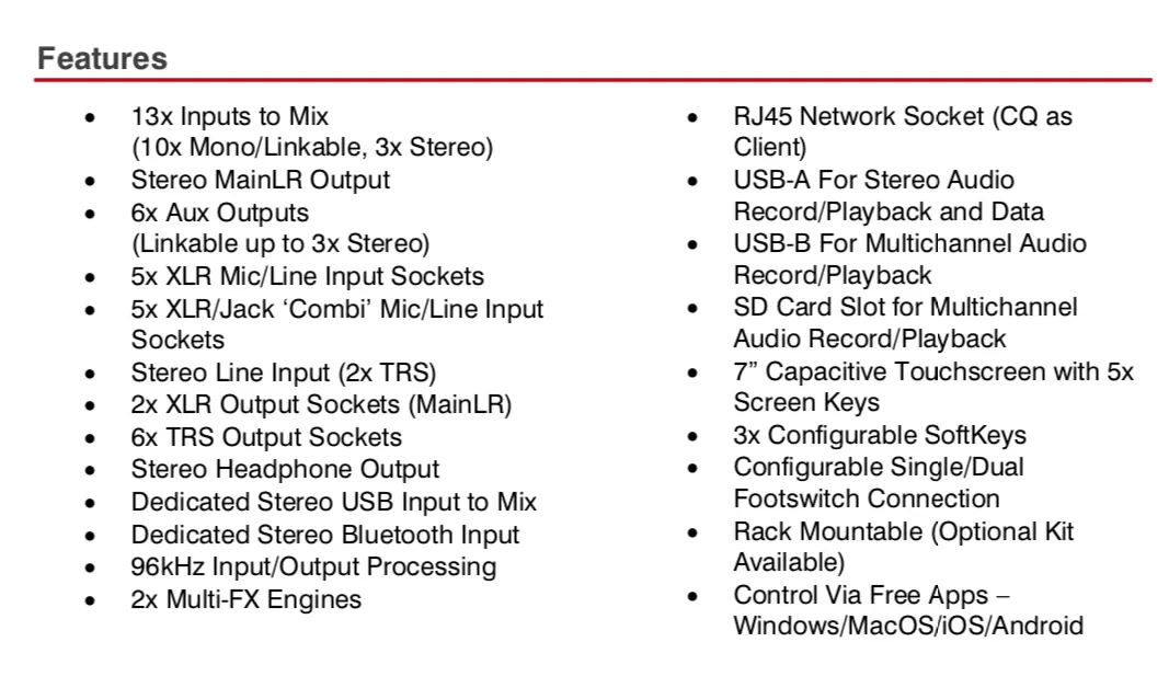 Allen & Heasth CQ-12T Features.webp