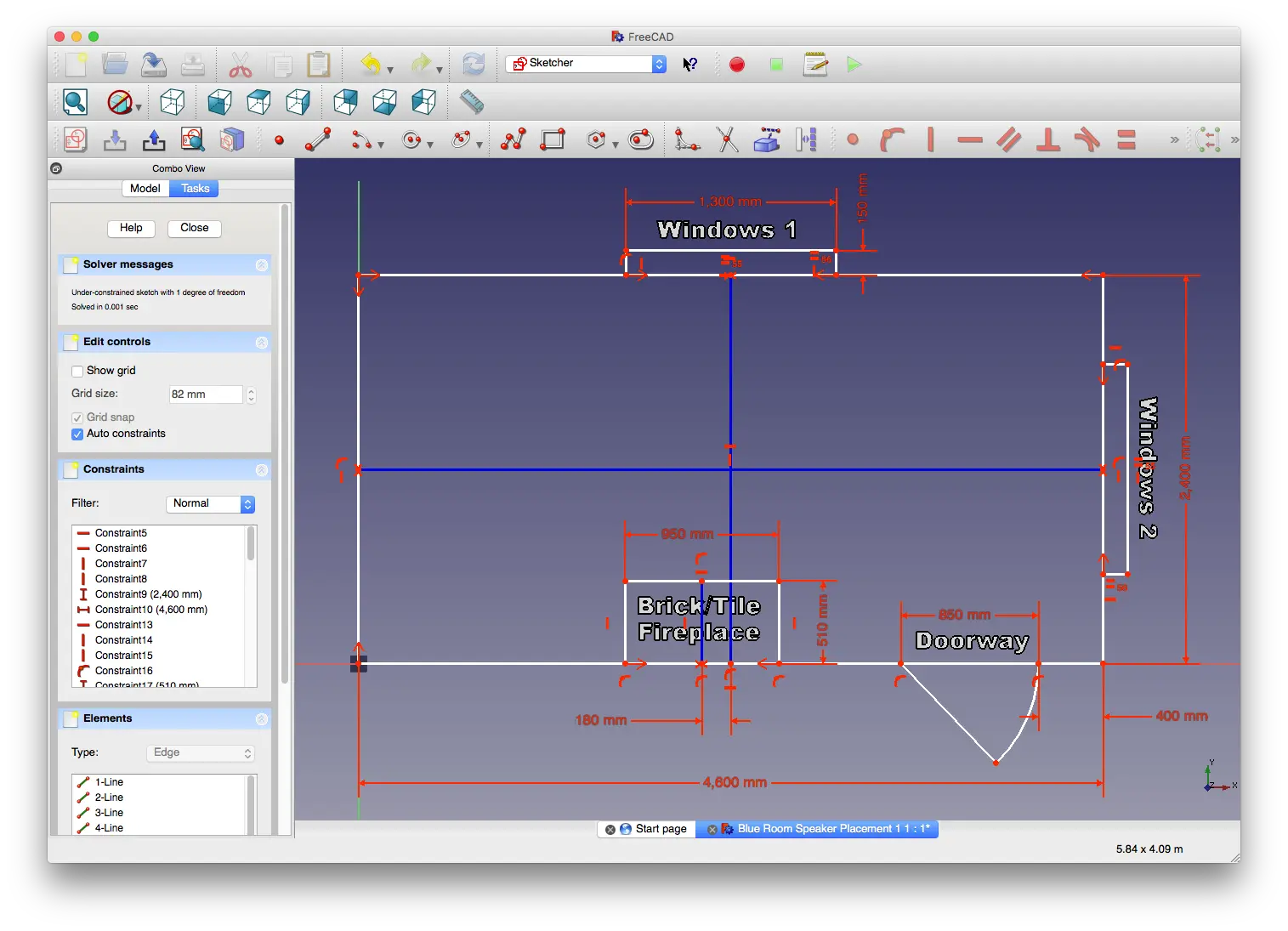 Blue Room Basic Layout Measurements.webp