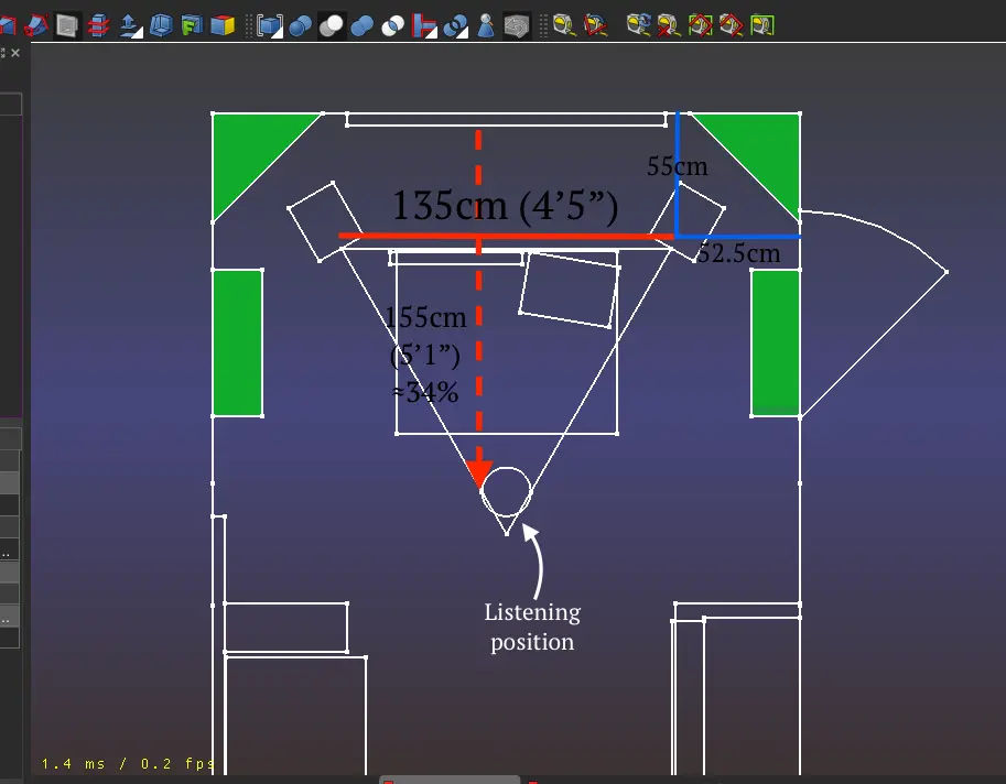 FreeCAD - Music Room 5.webp