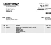 Prophet X - Sweetwater receipt.jpg